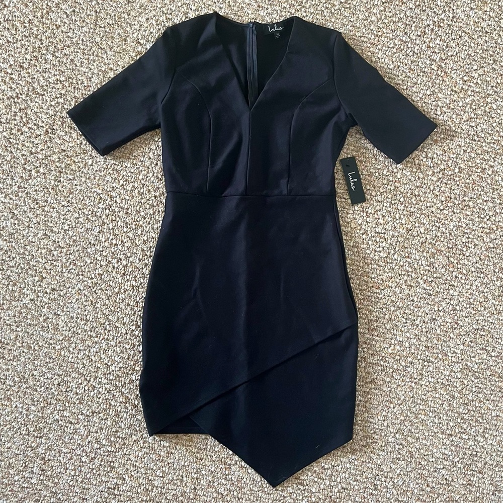 Lulu’s Black Asymmetrical Dress